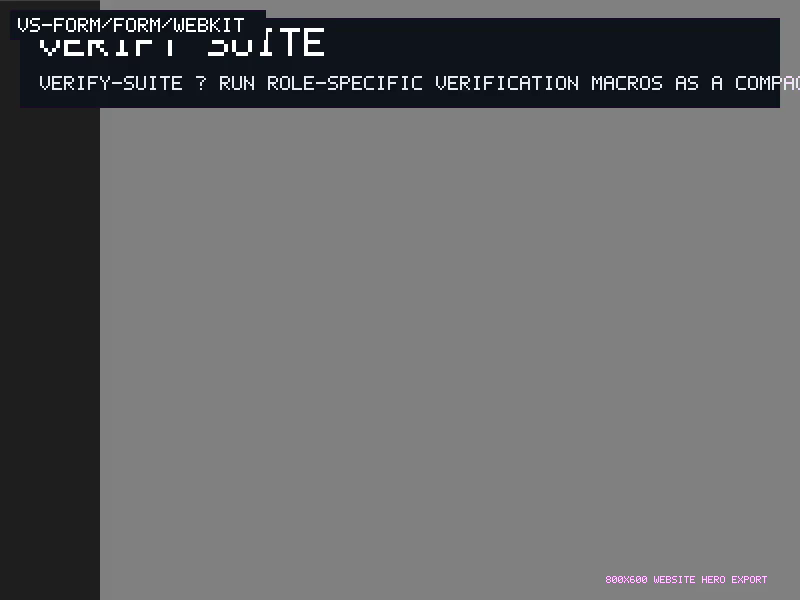 Verify Suite poster